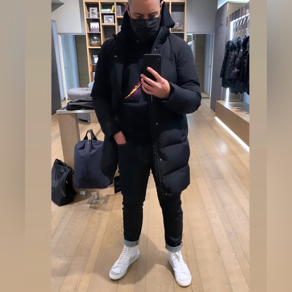 HERNO Laminar Men’s Parka - Size 52/Black